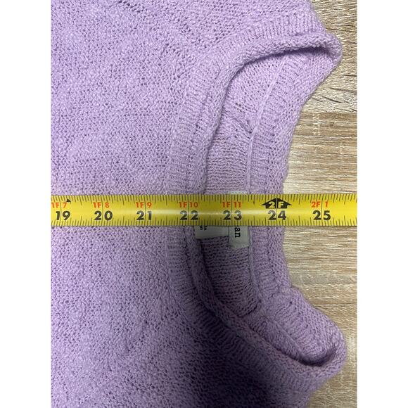 L.L. Bean Pink Women's Small Midweight Cotton Slub Rollneck Pullover - Picture 4 of 4